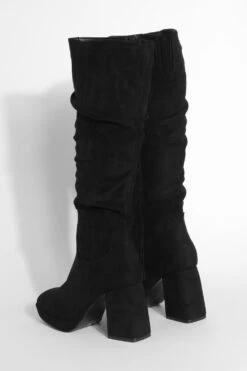 Spitze Kniehohe Stiefel Mit Blockabsatz -Nerf Verkäufe gzz41225 black xl 3