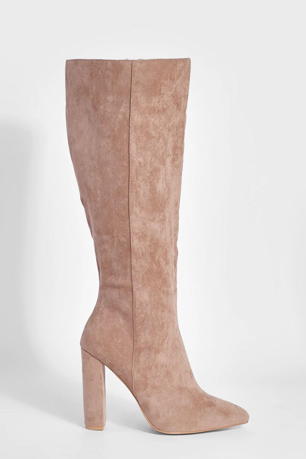 Breite Passform Spitze Overknee Stiefel Mit Absatz 4 Breite Passform Spitze Overknee Stiefel Mit Absatz – Bild 2