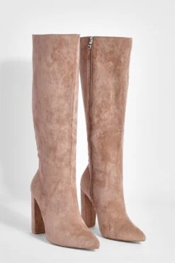 Breite Passform Spitze Overknee Stiefel Mit Absatz 8 Breite Passform Spitze Overknee Stiefel Mit Absatz -Nerf Verkäufe gzz41404 mocha xl 2