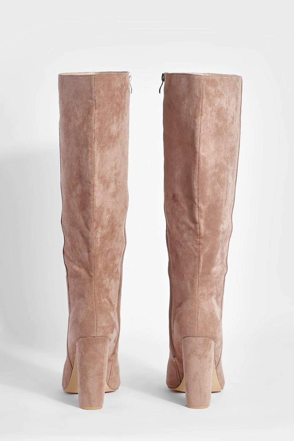 Breite Passform Spitze Overknee Stiefel Mit Absatz 6 Breite Passform Spitze Overknee Stiefel Mit Absatz – Bild 4