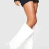 Breite Passform Spitze Overknee-Stiefel -Nerf Verkäufe gzz41553 white xl