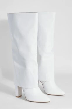 Breite Passform Spitze Overknee-Stiefel -Nerf Verkäufe gzz41553 white xl 2