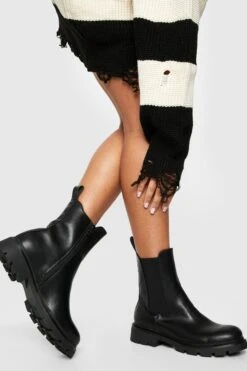 Chelsea-Stiefel Mit Detail