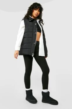 Gepolsterte Nylon-Stiefel