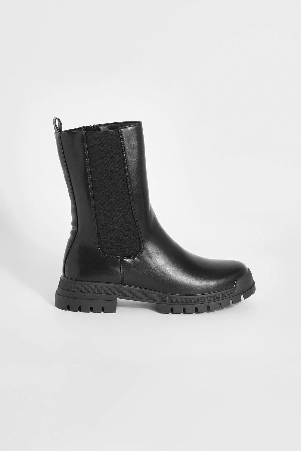 Chelsea-Stiefel Mit Elastischem Einsatz Und Reißverschluss-Detail 4 Chelsea-Stiefel Mit Elastischem Einsatz Und Reißverschluss-Detail – Bild 2