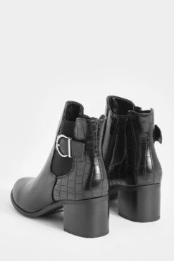 Kroko Chelsea-Stiefel Mit Schnallen-Detail Und Absatz 9 Kroko Chelsea-Stiefel Mit Schnallen-Detail Und Absatz -Nerf Verkäufe gzz49299 black xl 3