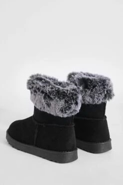 Stiefel Mit Kunstfell-Detail -Nerf Verkäufe gzz49324 black xl 3