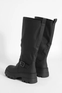 Overknee-Stiefel Mit Schnallen-Detail 9 Overknee-Stiefel Mit Schnallen-Detail -Nerf Verkäufe gzz49326 black xl 3