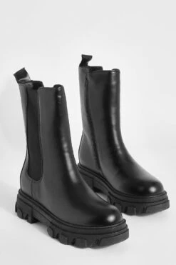 Chelsea-Stiefel Mit Klobiger Sohle -Nerf Verkäufe gzz49481 black xl 2
