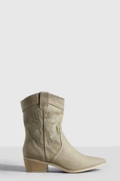 Denim Western-Stiefel