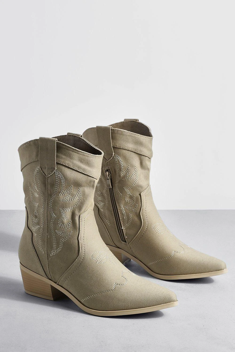 Denim Western-Stiefel 4 Denim Western-Stiefel – Bild 2