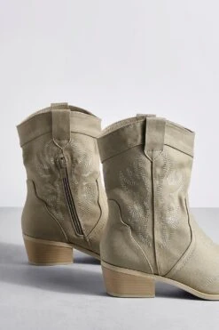 Denim Western-Stiefel 8 Denim Western-Stiefel -Nerf Verkäufe gzz54971 taupe xl 2