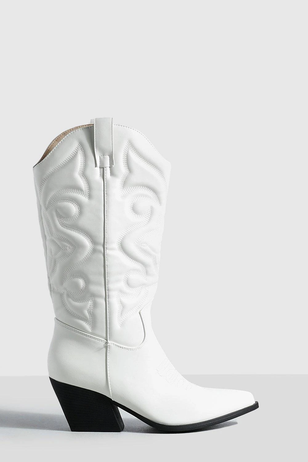 Kniehohe Bestickte Western Cowboy-Stiefel 4 Kniehohe Bestickte Western Cowboy-Stiefel – Bild 2