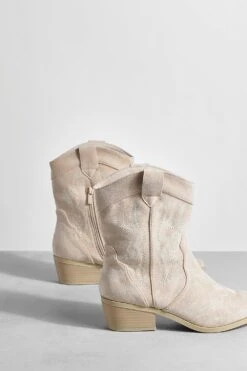 Bestickte Western Cowboy-Stiefel -Nerf Verkäufe gzz59333 beige xl 3